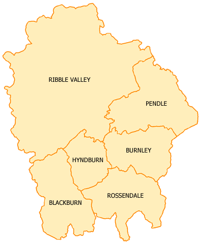 East Lancs CAMRA Map